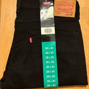 Levi's Men's Slim Black Jeans